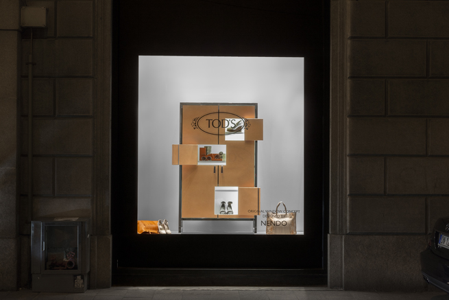 tods-by nendo-milan-shoes-window display