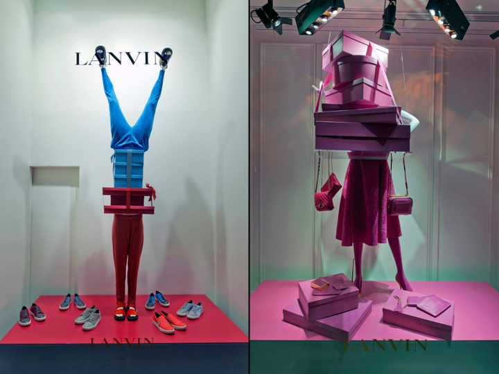 lanvin-paris-spring 2014-monochromatic window display