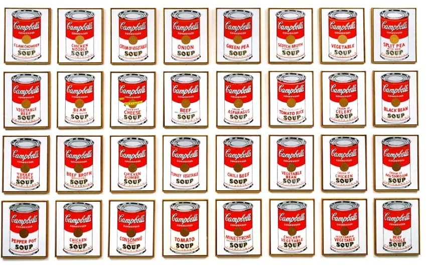Andy-Warhol-Campbell’s-Soup-Cans